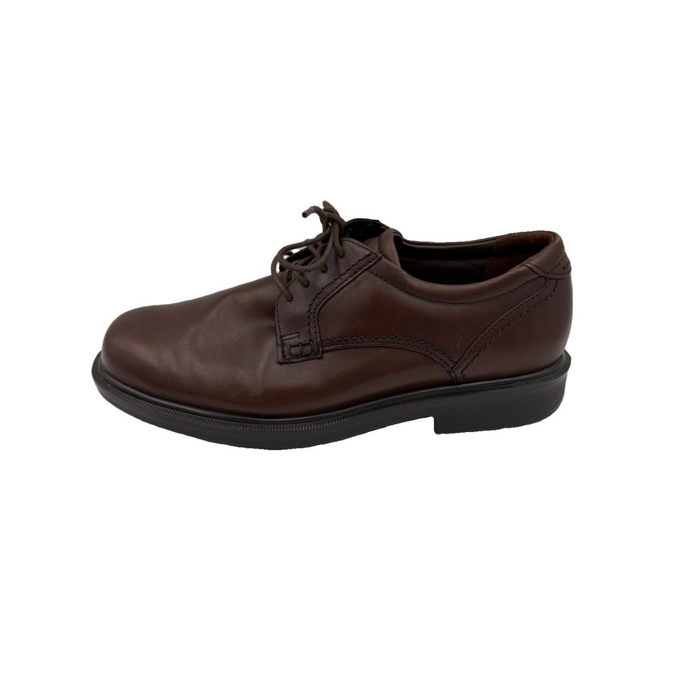 SAS Ambassador Brown Leather Oxford Derby Dress Shoes Men 9M USA Lace Up Comfort